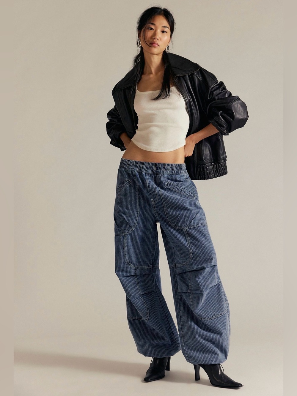 We The Free Atlas Parachute Jeans in Explorer - Picture 2 of 5